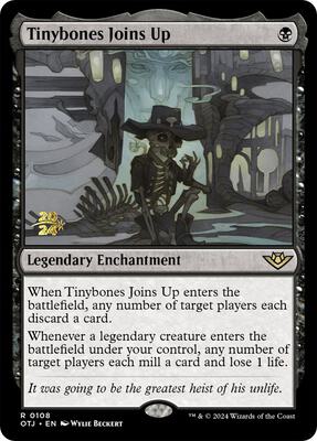 Tinybones Joins Up card from Prerelease Cards
