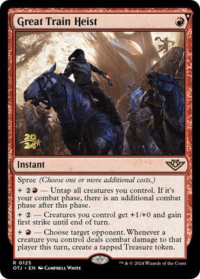 Great Train Heist card from Prerelease Cards