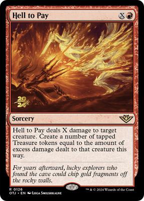 Hell to Pay card from Prerelease Cards