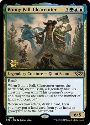 Bonny Pall, Clearcutter card from Prerelease Cards