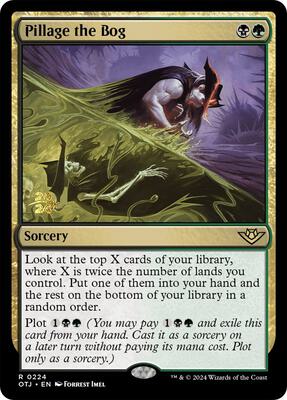 Pillage the Bog card from Prerelease Cards