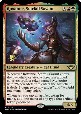 Roxanne, Starfall Savant card from Prerelease Cards