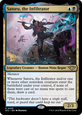 Satoru, the Infiltrator card from Prerelease Cards