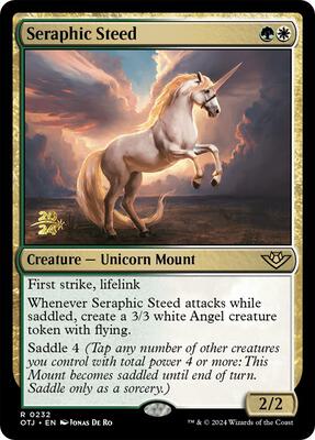 Seraphic Steed card from Prerelease Cards