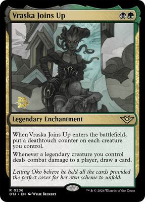 Vraska Joins Up card from Prerelease Cards