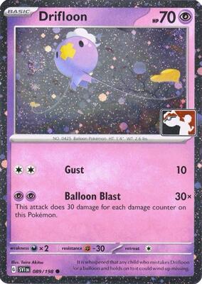 Drifloon - 089/198 (Cosmos Holo) card from Prize Pack Series Cards