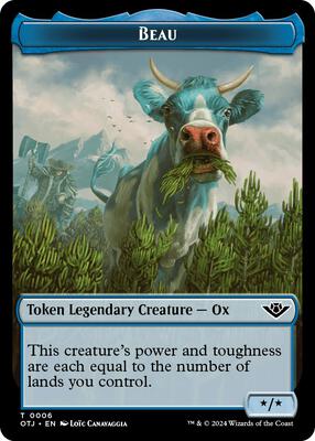 Beau // Plot Double-Sided Token card from Outlaws of Thunder Junction