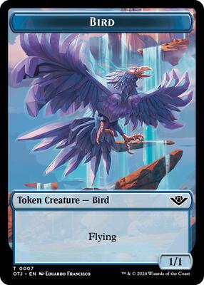 Bird // Plot Double-Sided Token card from Outlaws of Thunder Junction
