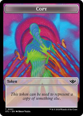 Copy Token card from Outlaws of Thunder Junction