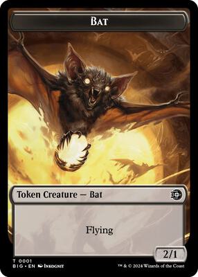 Bat Token card from Outlaws of Thunder Junction: The Big Score