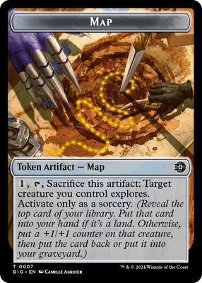Map Token card from Outlaws of Thunder Junction: The Big Score