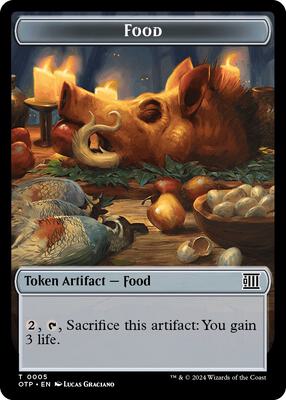 Food // Plot Double-Sided Token card from Outlaws of Thunder Junction: Breaking News