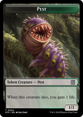 Pest Token card from Outlaws of Thunder Junction: Breaking News