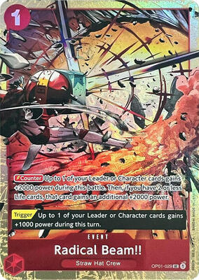 Radical Beam!! (Premium Card Collection -Best Selection Vol. 1-) card from One Piece Promotion Cards