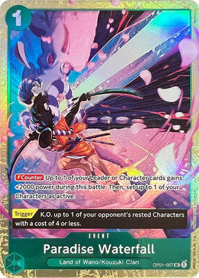 Paradise Waterfall (Premium Card Collection -Best Selection Vol. 1-) card from One Piece Promotion Cards