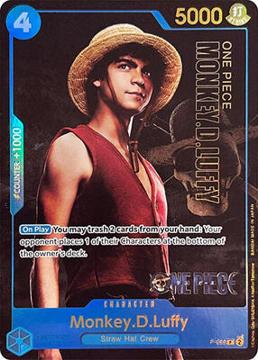 Monkey.D.Luffy (055) (Premium Card Collection -Live Action Edition-) card from One Piece Promotion Cards
