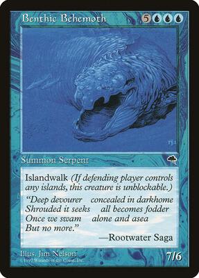 Benthic Behemoth card from Tempest