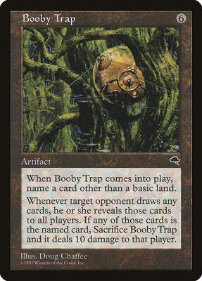 Booby Trap card from Tempest