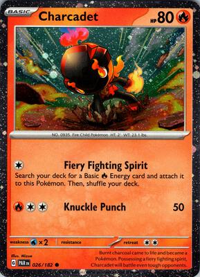 Charcadet - 026/182 (Cosmos Foil) card from Miscellaneous Cards & Products