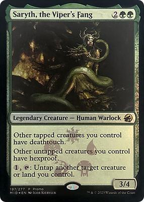 Saryth, the Viper's Fang card from Media Promos