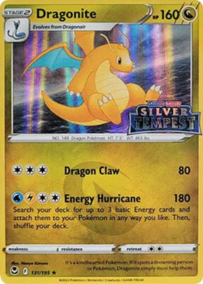 Dragonite (Silver Tempest Stamped) card from SWSH: Sword & Shield Promo Cards