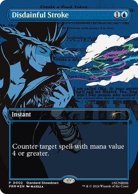 Disdainful Stroke card from Standard Showdown Promos