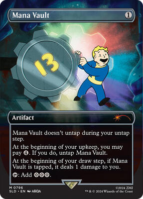 Mana Vault (Rainbow Foil) card from Secret Lair Drop Series