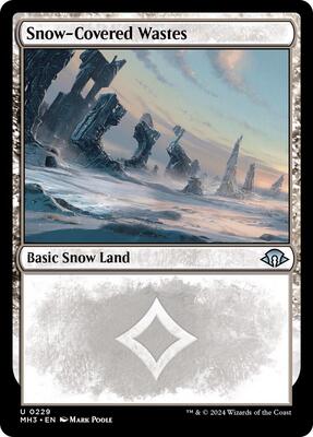 Snow-Covered Wastes (0229) card from Modern Horizons 3