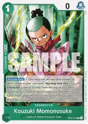 Kouzuki Momonosuke (Tournament Pack Vol. 7) card from One Piece Promotion Cards