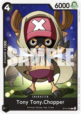 Tony Tony.Chopper card from Starter Deck 14: 3D2Y