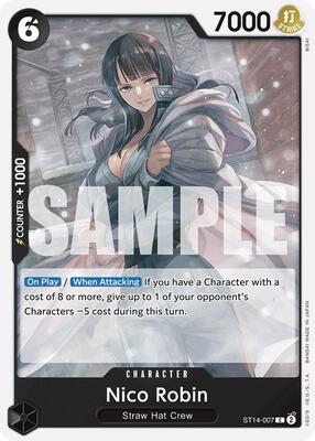 Nico Robin card from Starter Deck 14: 3D2Y
