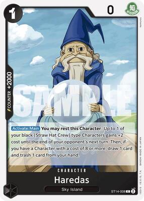 Haredas card from Starter Deck 14: 3D2Y