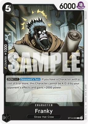 Franky card from Starter Deck 14: 3D2Y