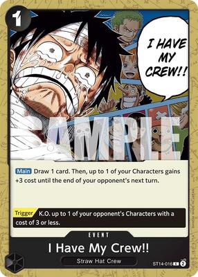 I Have My Crew!! card from Starter Deck 14: 3D2Y