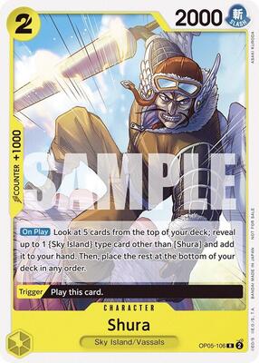 Shura (Tournament Pack Vol. 7) card from One Piece Promotion Cards