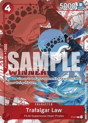 Trafalgar Law (Winner Pack Vol. 7) card from One Piece Promotion Cards