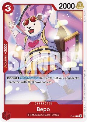 Bepo (Tournament Pack Vol. 7) card from One Piece Promotion Cards