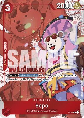 Bepo (Winner Pack Vol. 7) card from One Piece Promotion Cards