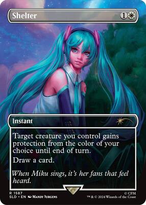 Shelter card from Secret Lair Drop Series