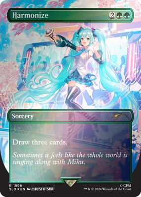 Harmonize (1596) (Rainbow Foil) card from Secret Lair Drop Series