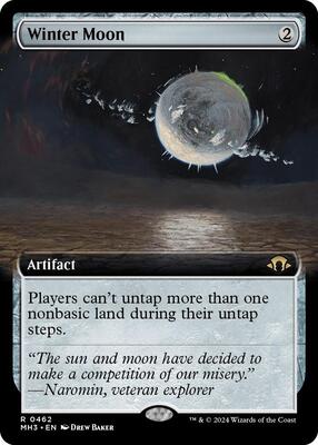 Winter Moon (Extended Art) card from Modern Horizons 3