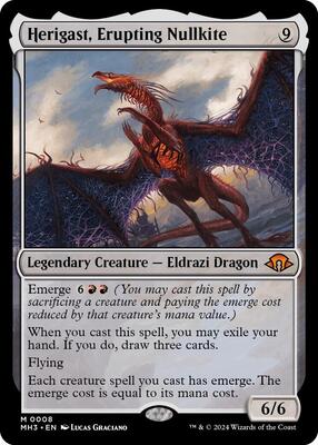 Herigast, Erupting Nullkite card from Modern Horizons 3