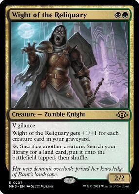 Wight of the Reliquary card from Modern Horizons 3