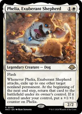 Phelia, Exuberant Shepherd card from Modern Horizons 3