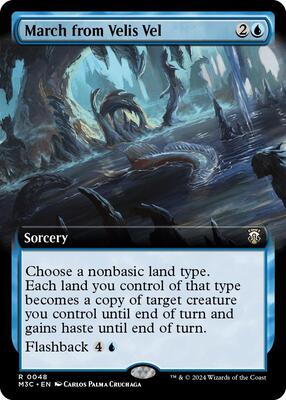 March from Velis Vel (Extended Art) card from Commander: Modern Horizons 3
