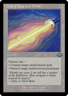Null Elemental Blast (Retro Frame) card from Modern Horizons 3