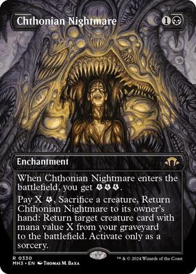 Chthonian Nightmare (Borderless) card from Modern Horizons 3