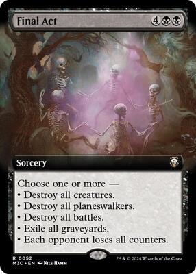 Final Act (Extended Art) card from Commander: Modern Horizons 3