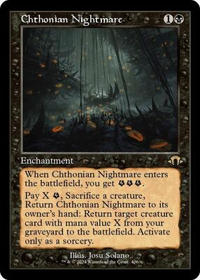 Chthonian Nightmare (Retro Frame) card from Modern Horizons 3