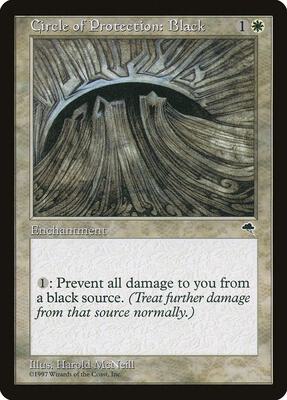 Circle of Protection: Black card from Tempest